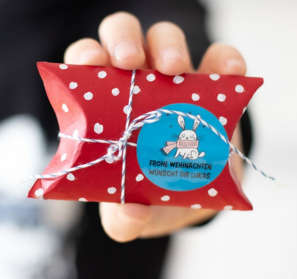 100 Etichette Regalo Di Natale In Carta Kraft Rosa Con Spago - Per Pacchetti, Albero E Decorazioni Fai Da Te