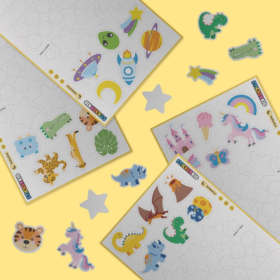 Adesivi Riflettenti Neri 21 - Sticker Riflettori Per Sicurezza Su - Foto 10