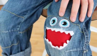 Toppe per i Jeans dei bambini! | Rammendo creativo per rattoppare jeans e magliette strappati...